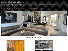 Tablet Screenshot of insightdesignsunlimited.com